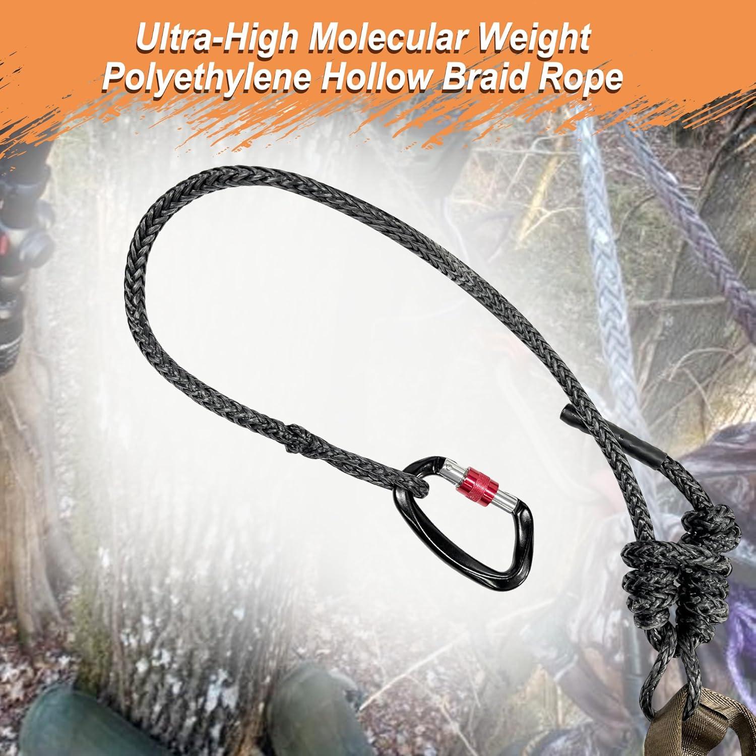 imageMDSTOP Hunting Saddle Comfortable Hammock Tree Saddle Adjustable Tree Climbing Saddle Lightweight Padded Seat Includes Saddle Bridge Tree Stand AccessoriesCamo