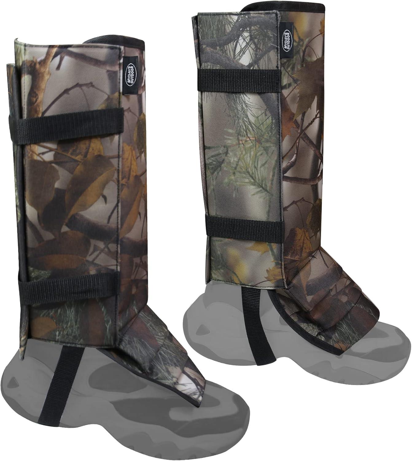 imageSnake Gaiters Leg Guards Waterproof Snake Guards Adjustable Snake Bite Protection for Lower Legs Snake Chaps for MenampampWomenCamo