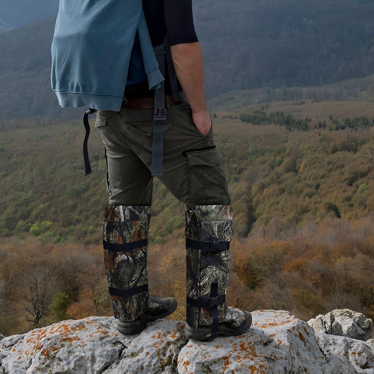 imageSnake Gaiters Leg Guards Waterproof Snake Guards Adjustable Snake Bite Protection for Lower Legs Snake Chaps for MenampampWomenCamo1