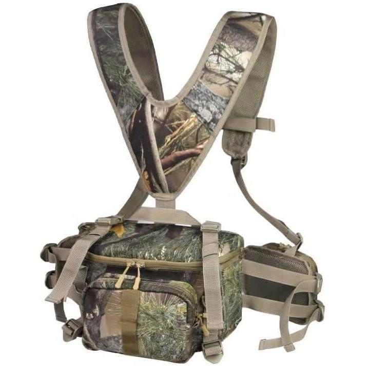 imageMDSTOP Hunting Fanny Pack WaistPack Style Hunting Pack Camo Hunting Fanny Waist Pack with Shoulder Straps and Harness Pouch Available in Backpack and Lumbar Pack Styles