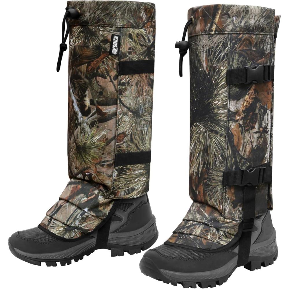imageSnake Gaiters Leg Guards Waterproof Snake Guards Adjustable Snake Bite Protection for Lower Legs Snake Chaps for MenampampWomenCamo1