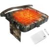 imageMDSTOP Heated Hunting Seat Cushion Waterproof Seat Pads for Tree Stand ampamp Ladder Stand for Hunting Ice Fishing Hiking Camping Battery IncludedCamo