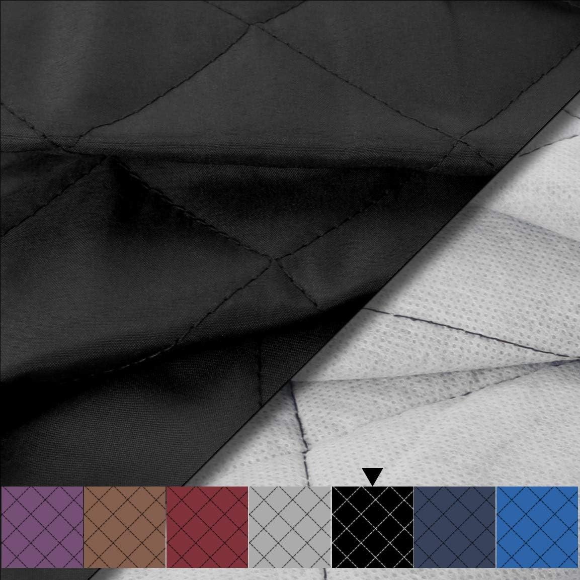 imageMDSTOP 5 Pockets Remote Control Holder Magazine Rack Space Saver Organizer Draped Over Sofa Couch Recliner ArmrestBlack