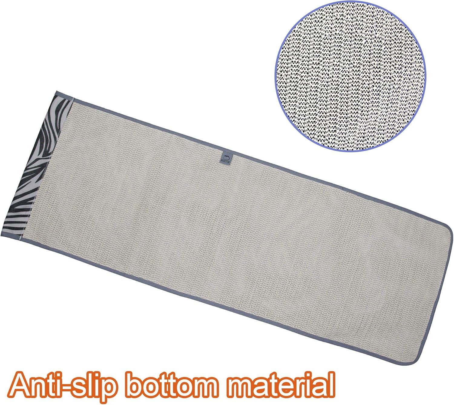 imageMDSTOP 5 Pockets Remote Control Holder Magazine Rack Space Saver Organizer Draped Over Sofa Couch Recliner ArmrestBlacktwill