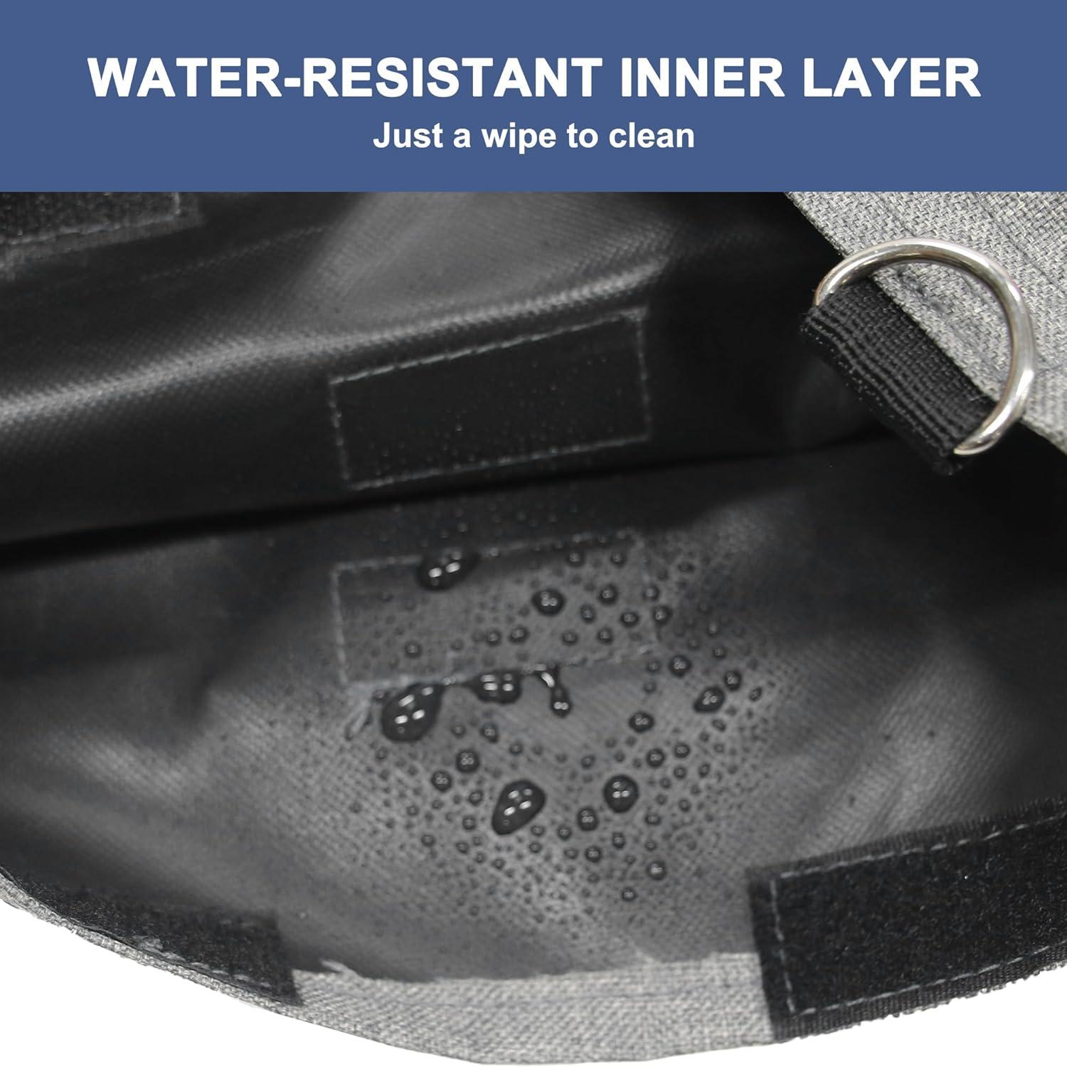 imageMDSTOP Catheter Bag Holder Urine Drainage Bag Holder with Drain Tube Cover and Adjustable Shoulder Strap Easy Acess and Drainage Secure ampamp Discreet for Urostomy Foley Catheter Users PurpleGrey