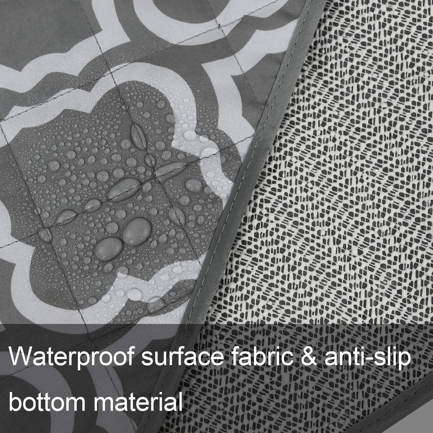 imageMDSTOP Sofa Armrest Organizer Caddy with Holder Tray TV Remote Control Holder Couch Armchair Caddy Fits for Game Controller Pens Magazines Snacks Glasses Black 32quot 13quotGrey