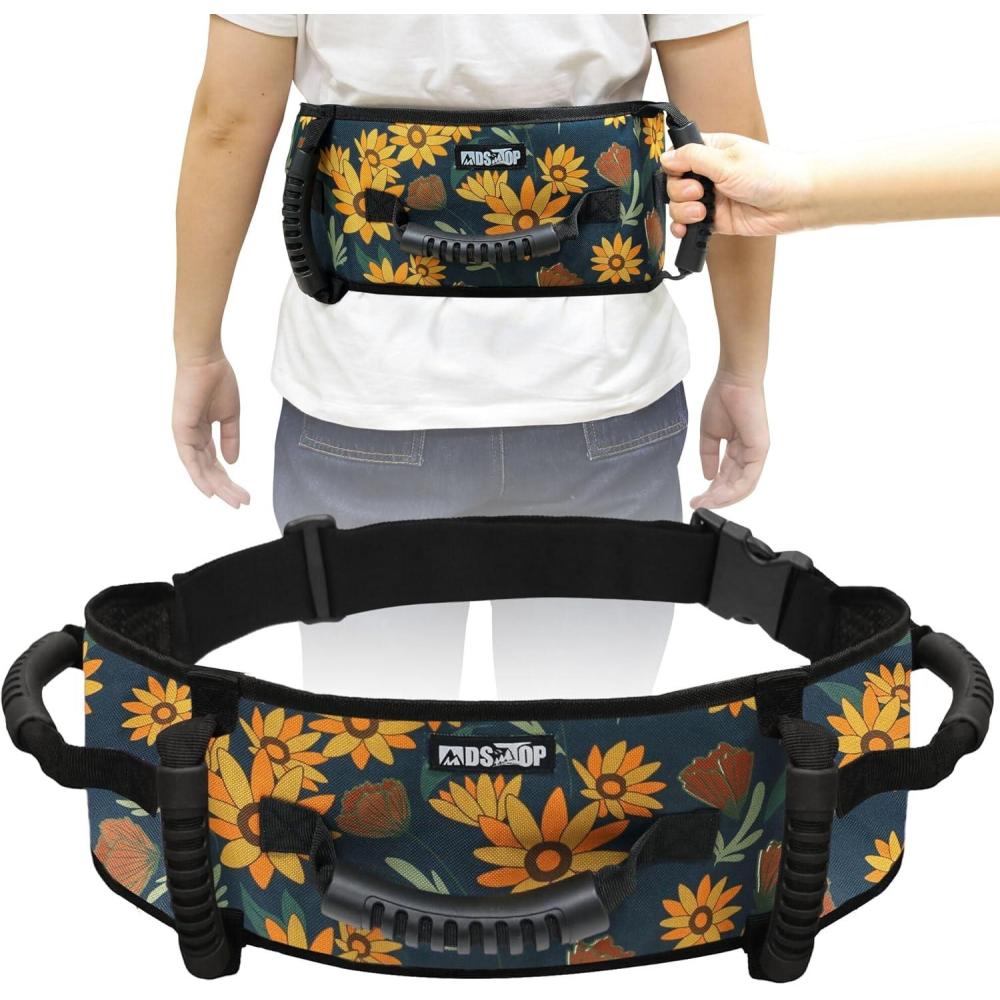image:imageGait Belt Transfer Belt for Seniors with Handles AntiSlip Gate Belt for Elderly Lifting with Quick Release Buckle Medical Belt for Lifting Patients for Handicap Physical Therapy Elderly CyanCyan